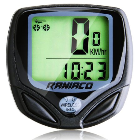 Raniaco Wireless Bike Computer Bycicle Speedometer Cycling Odometer Automatic