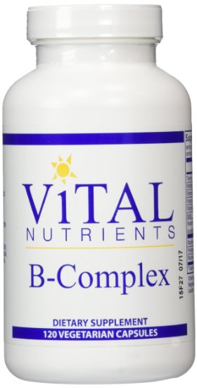 Vital Nutrients B-Complex V-Capsules 120 Vegetarian Capsules