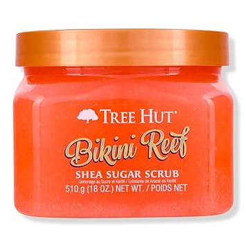 Tree Hut Bikini Reef Shea Sugar Scrub, 18 oz, Ultra Hydrating and Exfoliating Scrub for Nourishing Essential Body Care, Pack of 1,18.0 Ounce