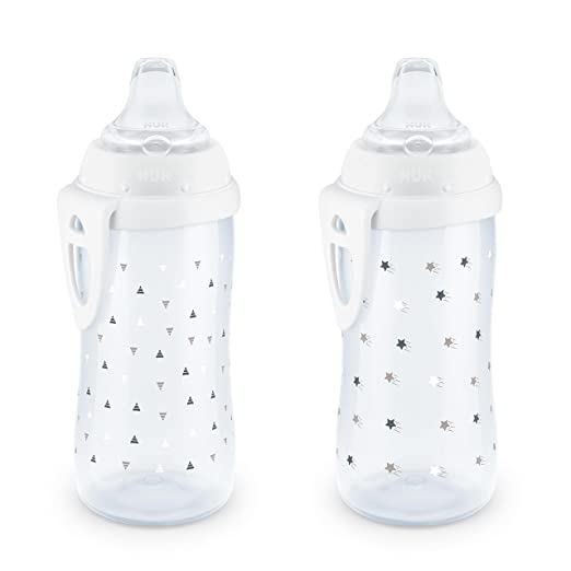 NUK Active Sippy Cup, 10 oz, 2 Pack, 12  Months, Timeless Collection, Amazon Exclusive