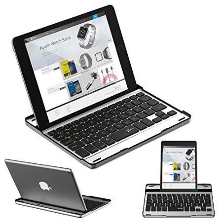 JETech® Wireless Bluetooth Keyboard Case for Apple iPad Mini 1/2/3 with 6-Month Battery Life