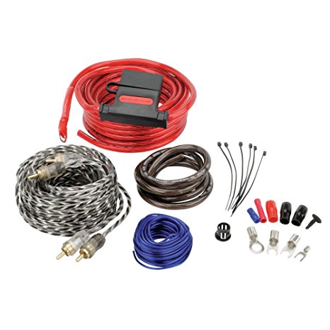 Scosche KPA8A 680 Watt 8-Gauge Wiring Kit for Single Amps