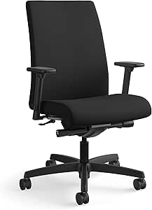 HON Ignition 2.0 Ergonomic Office Chair - Tilt Recline, Swivel Wheels, Comfortable for Long Hours in Home Office & Task Work, Executive