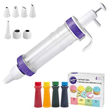 Wilton Cake Decorating Kit, 5-Piece Set - Dessert Decorator and Gel-Based Food Coloring