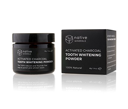 Native Minerals Activated Charcoal 100% Natural Teeth Whitening Powder Manufactured in the UK (1)