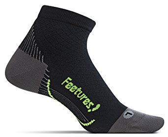 Feetures! - Elite Plantar Fasciitis Sock Ultra Light - Quarter - Supports Plantar Fasciitis Relief