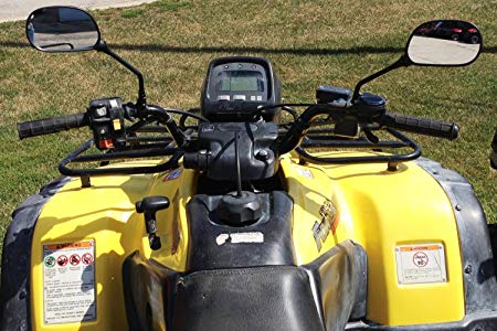 Maverick Rearview Mirrors Fit ATV's such as Polaris, Honda, Suzuki, Kawasaki, and Yamaha