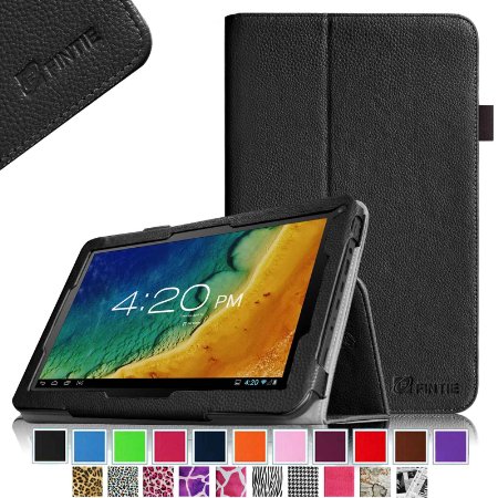 Fintie Premium PU Leather Case Cover for 101 Tablet Inclu Dragon Touch A1x PlusA1x A1 101 Dragon Touch A1X Plus II 101 iRULU eXpro X1s 101 Alldaymall A10x 101 Valuepad VP112 10 Black