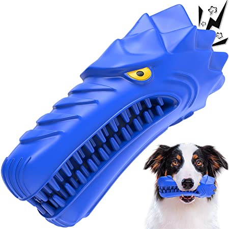 Dog Chew Toys,Dog Toys for Aggressive Chewers Large Breed Tough Durable Dog Toothbrush Dental Care Teeth Cleaning