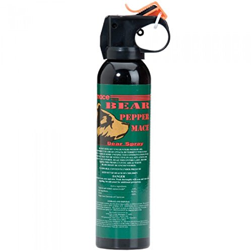 Mace Brand Bear Attack Survival Spray With Mace Bear Defense Spray, Matching Carry Holster