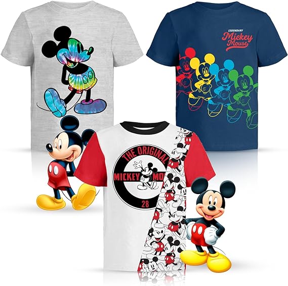 Mickey Mouse Shirt for Kids (Sets) Fantasia Tshirt 2T, 3T, 4T, 5T, 6 Toddler & Up