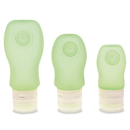 Beckly Silicone Bottles Travelers Set- Travel bottles- TSA Carry-On approved-BPA Free-Use on the airplane, Hotel room, or in your kitchen-For your lotions, gels, oils,soaps, shampoos, moisturizers and creams-Leak Free and safe for your carry on luggage or suitcase and duffel bag-Perfect travel accessory-great addition to your luggage set- Suction cup for use on Hotel Shower and Bathroom wall- Great Bath and Shower accessory-Perfect holiday gift-Backed by the famous beckly guarantee!