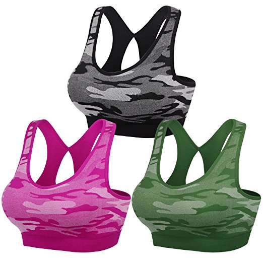 Mirity Women Racerback Sports Bras - High Impact Workout Gym Activewear Bra