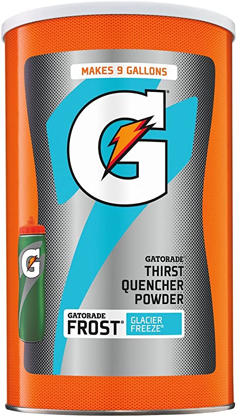 Gatorade Frost Glacier Freeze Thirst Quencher Powder Makes 36 Quarts 2.16 kg