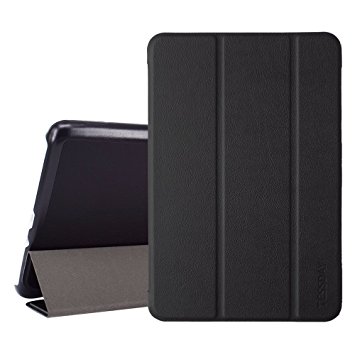 Galaxy Tab A 8.0 Case - Tessday Slim Lightweight Smart Shell Standing Cover for Galaxy Tab A 8.0 Tablet SM-T350, SM-P350, Black