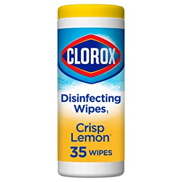 Clorox Disinfecting Wipes, Bleach Free Cleaning Wipes - Crisp Lemon, 35 Count