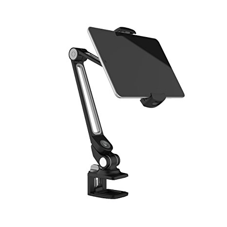 Suptek LD-203B 360 Degree Adjustable Stand/Holder with Suction Cups for Tablets(up to 11 inches) and Car Kit for iPad iPhone Samsung Asus Tablet Smartphone and more