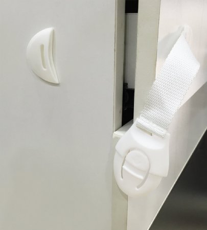 Leyaron Child Baby Adjustable Multi Purpose Safety Strap Latches Locks for Drawer Door Cabinet Fridge Oven Dishwasher Toilet Seat, Set of 10
