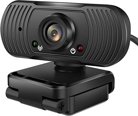 Webcam with Microphone 1080P USB Computer Camera Desktop Laptop HD Streaming Webcam with Wide Angle Lens for Video Calling Recording Conference