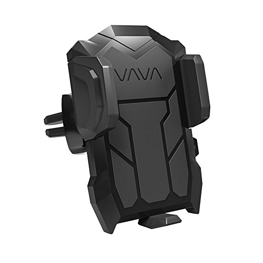 VAVA Car Mount for iPhone 4S-7 Samsung HTC LG Huawei and More - Black