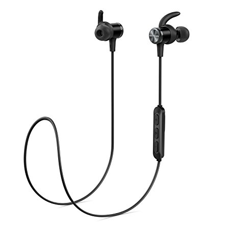 Anker Soundcore Spirit Sports Earphones by, with Wireless Bluetooth, 8-Hour Battery, IPX7 SweatGuard Technology, Secure Fit for Sport and Workouts, with Mic
