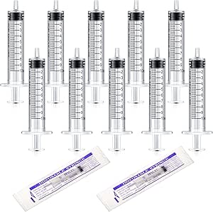 Nuanchu 30 Pcs 10ml Liquid Syringe Pet Feeding Plastic Syringes Dog Oral Food Measuring Syringe Tools for Cats Dogs Kitten Puppy Bunny Small Animals Newborn Pet Feeder Nursing Supplies