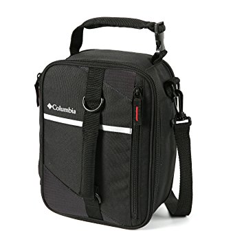 Columbia Grid Line Expandable Lunch Pack, Black