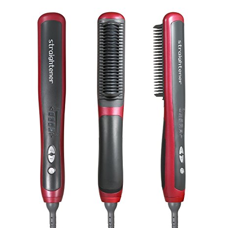 Hair Straightener, Angel Kiss Pro Detangling Hair Brush Electric Comb Hair Straightening 3.0 Comb