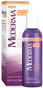 Mederma Quick Dry Oil - for scars, stretch marks, uneven skin tone and dry skin - #1 scar care brand - fragrance-free, paraben-free - 5.1 ounce