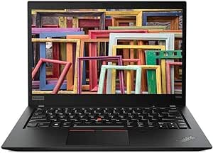 Lenovo ThinkPad T490s 14" FHD (1920x1080) Laptop, Core i7-8665U 1.9GHz, Up to 4.8GHz, 16GB RAM 512GB SSD, Backlit Keyboard, Fingerprinter, Windows 10 Pro 64-bit (Renewed)