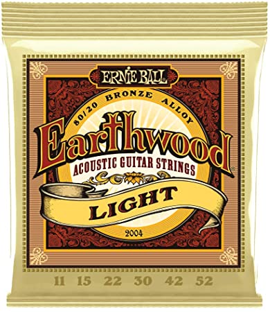 Ernie Ball Earthwood Light 80/20 Bronze Acoustic Set.011 - .052