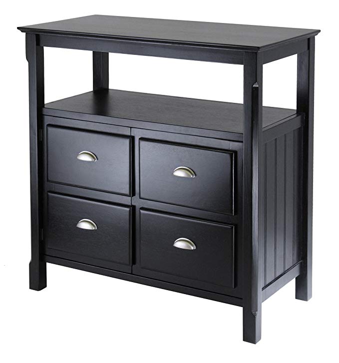 Winsome Wood 20236 Timber Buffet, Black