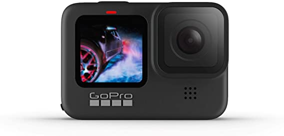 GoPro HERO9 Black - Waterproof Action Camera with Front LCD and Touch Rear Screens, 5K Ultra HD Video, 20MP Photos, 1080p Live Streaming, Webcam, Stabilization