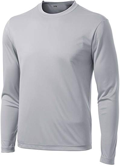 DRI-Equip Long Sleeve Moisture Wicking Athletic Shirts