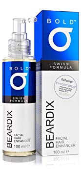 Beardix - Beard Growth Accelerator with award-winning active ingredient Redensyl - 100 ml high dose Spray for faster and thicker facial hair growth - Made in Germany