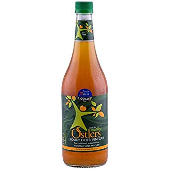 Ostlers Cloudy Apple Cider Vinegar with Mother 750 Milliliter in Glass Bottle