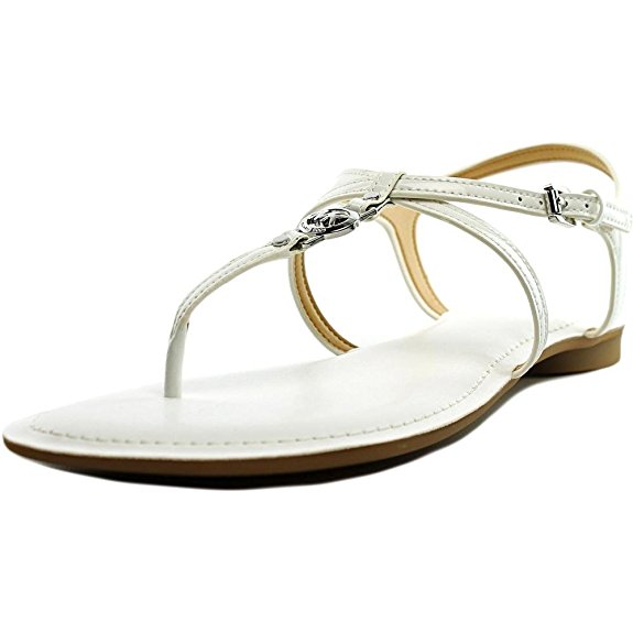 Michael Kors Bethany Womens White Patent Gladiator Sandal