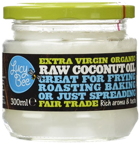 Lucy Bee Extra Virgin Fair Trade Organic Raw Coconut Oil 300ml