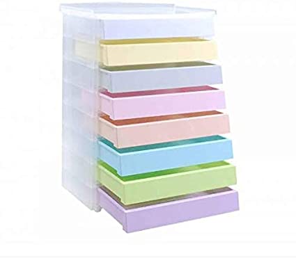 Really Useful Storage Drawer Unit Pastel 8 x 0.8 Litre - Color: Pastel