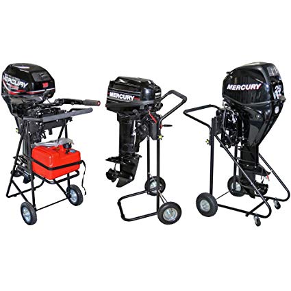 Rage Powersports Outboard Motor Cart Engine Stand with Folding Handle