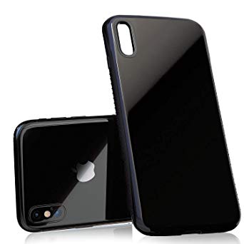 Nicexx [2018 Updated] iPhone X Case Premium Luxury Design with Slim Reinforced Drop Protection [10ft. Grade Drop Tested], for Apple iPhone X - Black