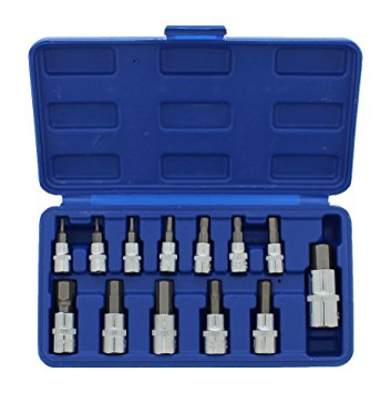 ABN 13 Piece Metric Hex Bit S2 Steel Socket Tool Kit Socket Set