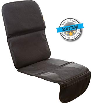 Zohzo Car Seat Protector - Child & Infant Car Seat Protector | Cushions Your Carseat to Protect Your Car | Secures with Top Straps | Storage Pockets