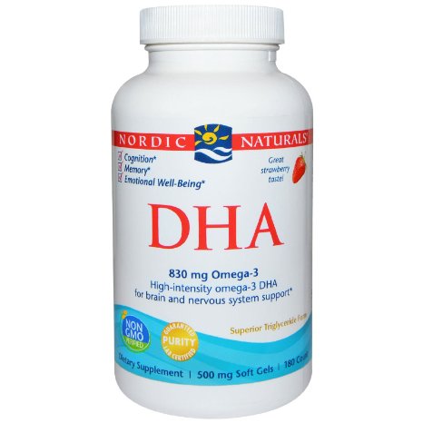 Nordic Naturals - DHA Brain and Nervous System Support 180 Soft Gels