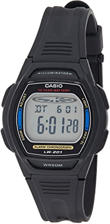 Casio Women's LW201-1AV Digital Alarm Chronograph Watch