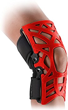 DonJoy Reaction WEB Knee Support Brace with Compression Undersleeve: Red, X-Large/XX-Large