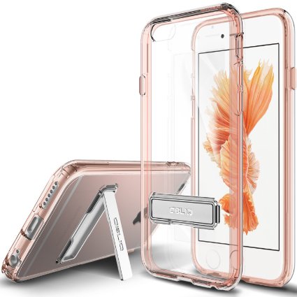 iPhone 6S Case OBLIQ Naked ShieldRose GoldMetal Kickstand Thin Slim Fit Crystal Clear Case  TPU Bumper Armor Scratch Resist Protection for Apple iPhone 6S2015 and iPhone 62014