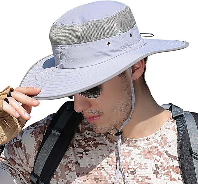 Cooltto Sun Hat with Protection UPF 50  Wide Brim Bucket Boonie Hat for Men&Women