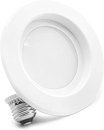 Bioluz LED 4-inch 13 Watt 90 CRI Dimmable LED Retrofit Recessed Lighting Fixture - 2700K LED Ceiling Light - 910 Lumen Recessed Downlight UL-Listed JA8 CEC