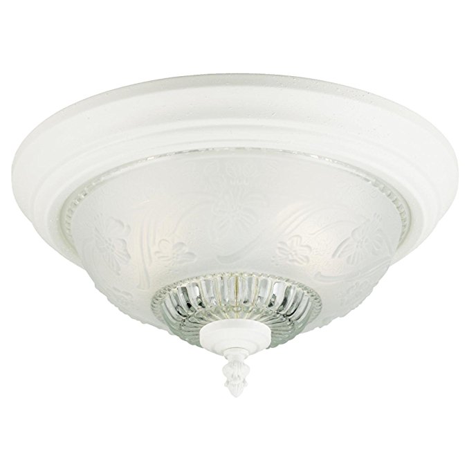 Westinghouse Lighting Corp 2-Light Ceiling Fixture, White